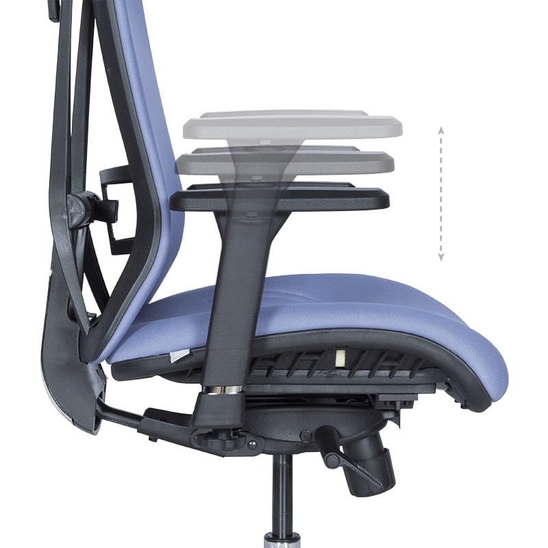 Ергономичен офис стол Carmen COTIA син